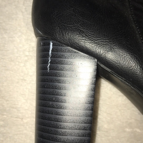 Black Knee Boots - Picture 2 of 4